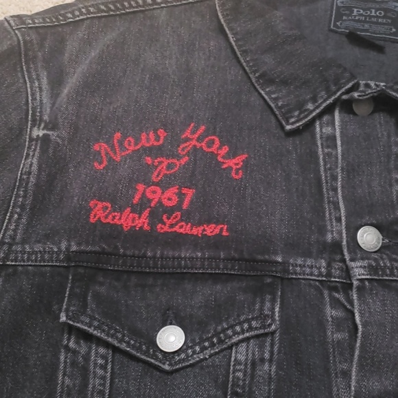 Polo Ralph Lauren Varsity Trucker Denim Jacket - Picture 5 of 8